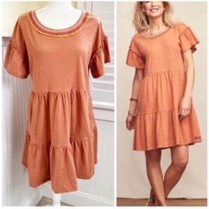Matilda Jane Orange Midi Dress